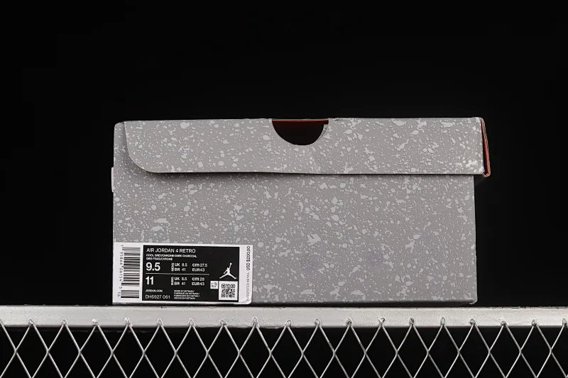 All categories Air Jordan Jordan series basketball shoes Air Jordan 4 foreign trade version Air Jordan 4 Retro "Infrared" AJ4 Joe 4 black gray infrared DH6927-061